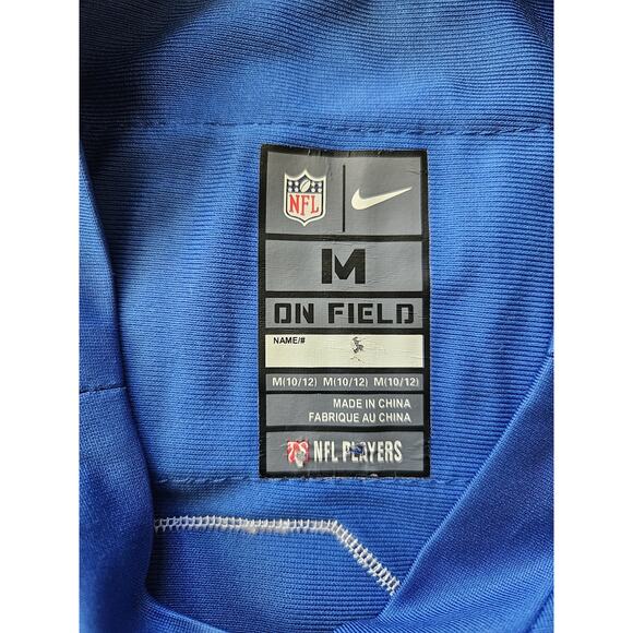 NFL Team Apparel Odell Beckham Jr # 13 NY NY Giants Jersey Sz Youth M (10/12) - Picture 4 of 5